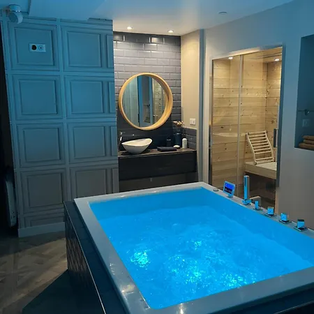 Appartement Avec Jacuzzi Sauna & Home Cinema - Nid D'Angers Appartement