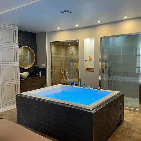 Appartement Avec Jacuzzi Sauna & Home Cinema - Nid D'Angers Angers
