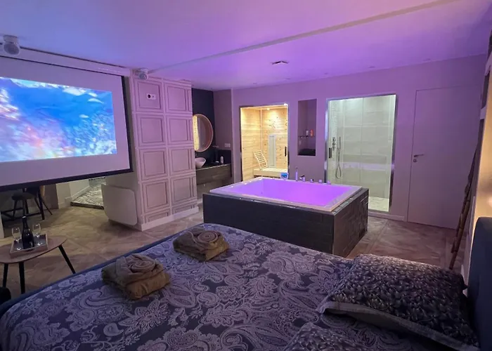 Apartament Avec Jacuzzi Sauna & Cinema - Nid D'angers Angers