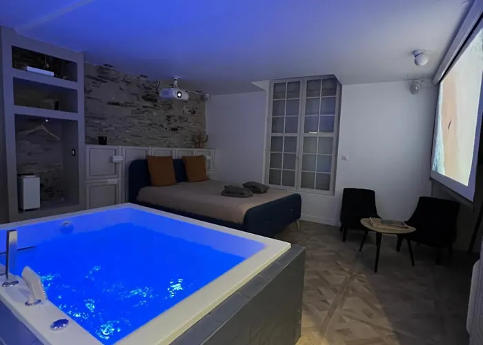 Avec Jacuzzi Sauna & Cinema - Nid D'angers