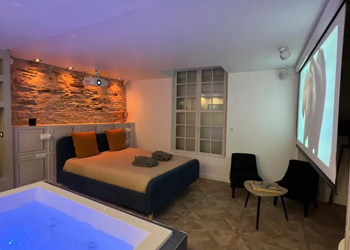 Apartament Avec Jacuzzi Sauna & Cinema - Nid D'angers Angers